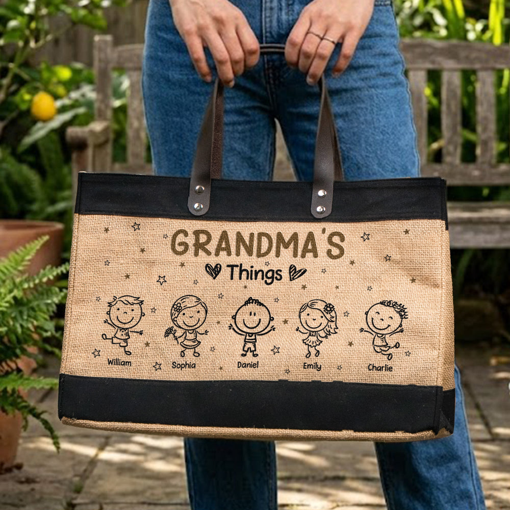 Grandma's Things - Personalized Tote Bag