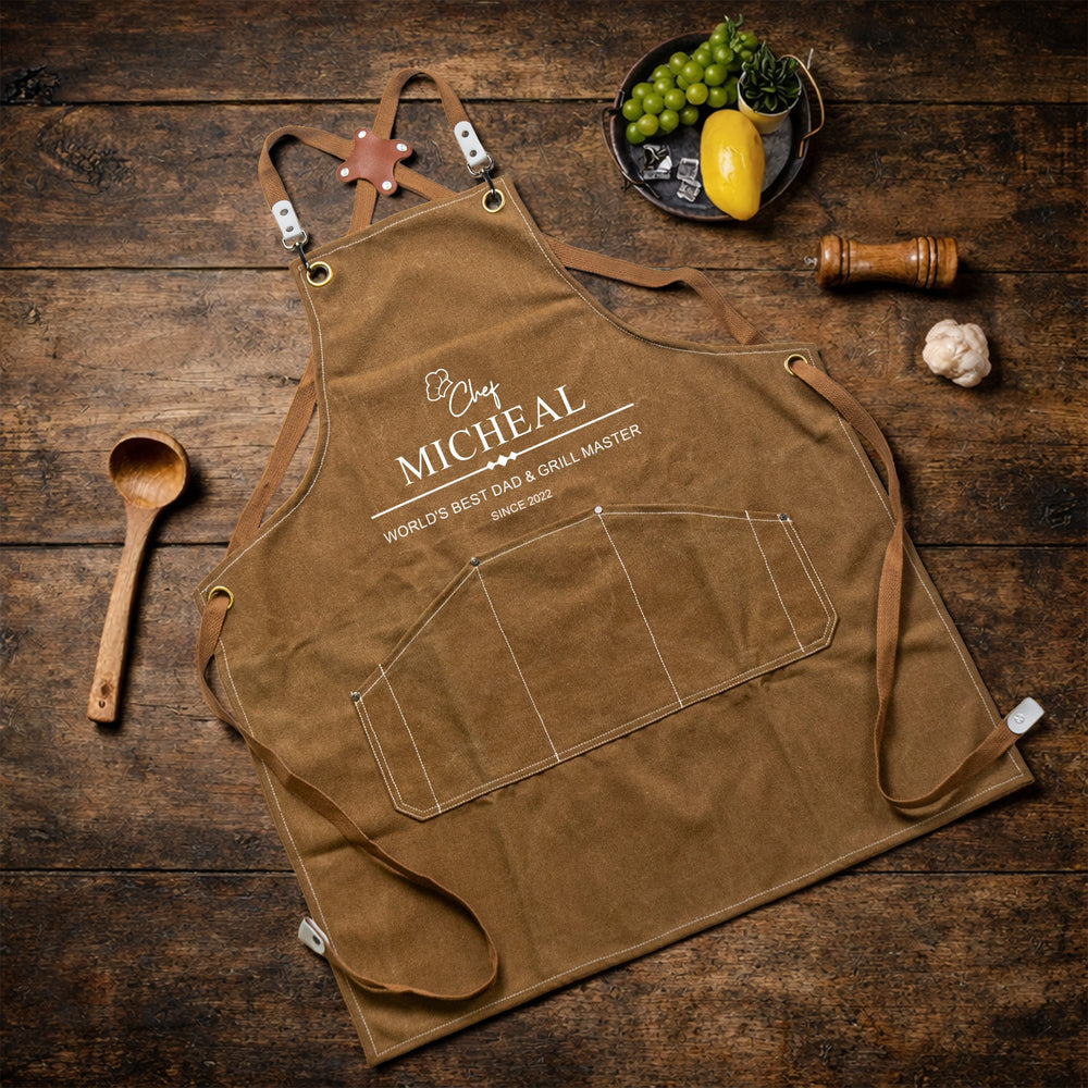 Grill Master The Man The Myth The Legend - Personalized Apron
