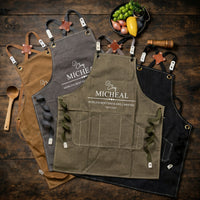 Grill Master The Man The Myth The Legend - Personalized Apron