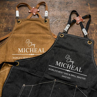 Grill Master The Man The Myth The Legend - Personalized Apron