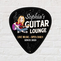 Guitar Lounge - Personalized Metal Sign
