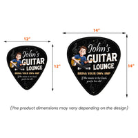 Guitar Lounge - Personalized Metal Sign