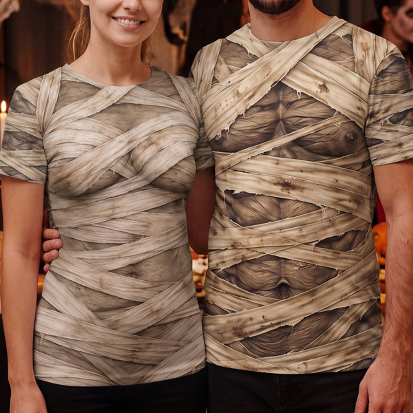 Personalized Halloween 3D All Over Print Shirt - Custom Scary Skin Costume Tee