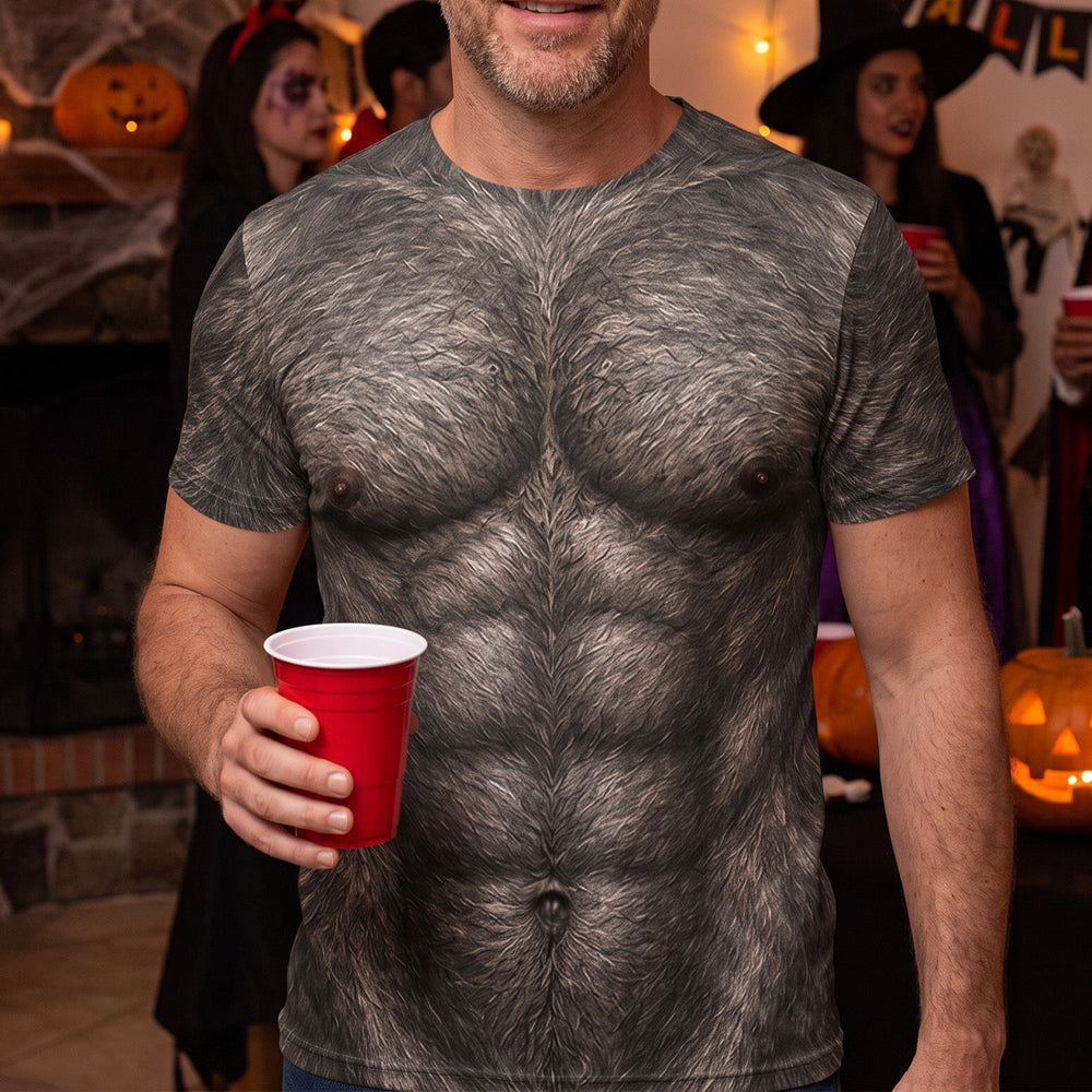 Personalized Halloween 3D All Over Print Shirt - Custom Scary Skin Costume Tee