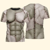 Personalized Halloween 3D All Over Print Shirt - Custom Scary Skin Costume Tee