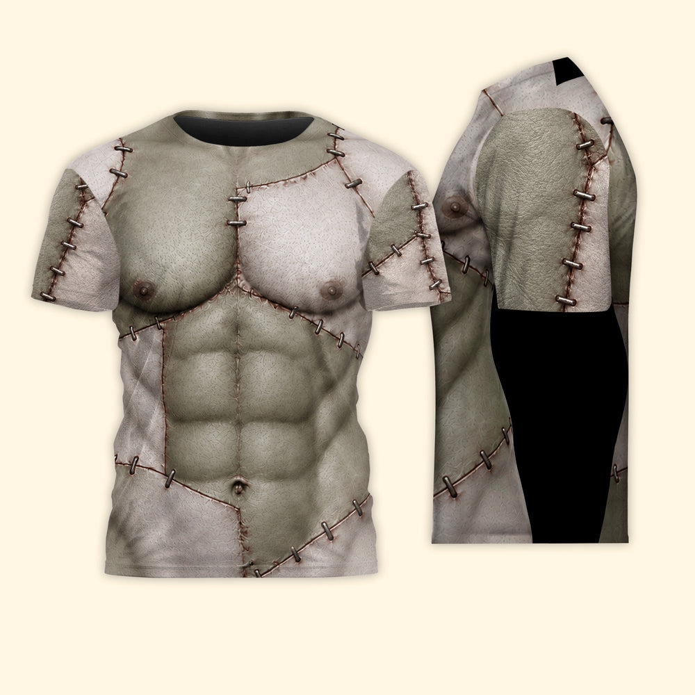 Personalized Halloween 3D All Over Print Shirt - Custom Scary Skin Costume Tee