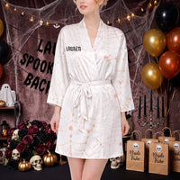 Halloween Bachelorette Party Bride Or Die - Personalized Robe