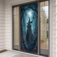 Personalized Creepy Scary Pumpkin Tunnel Door Cover – Spooky Halloween Front Door Banner & Outdoor Party Decor