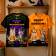 Personalized Halloween Mommy Daddy of The Meownsters Shirt