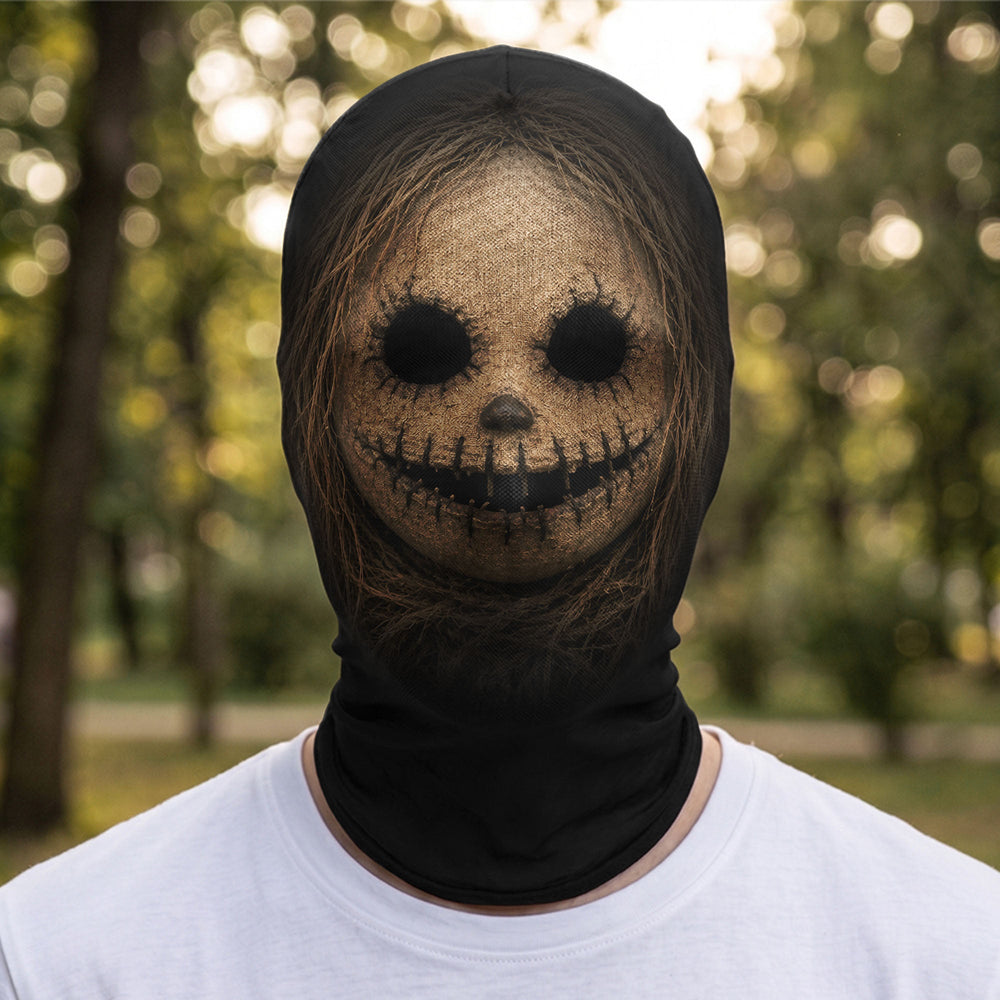 Personalized Halloween Horror Full Face Balaclava Mask, Scary Cosplay Costume Headwear for Family & Friends