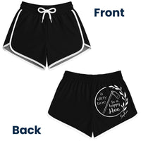 Happy Hoe Funny Gardening Humor - Custom Dolphin Shorts