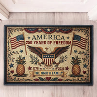Happy 250Th Anniversary Semiquincentennial - Personalized Doormat