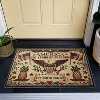 Happy 250Th Anniversary Semiquincentennial - Personalized Doormat