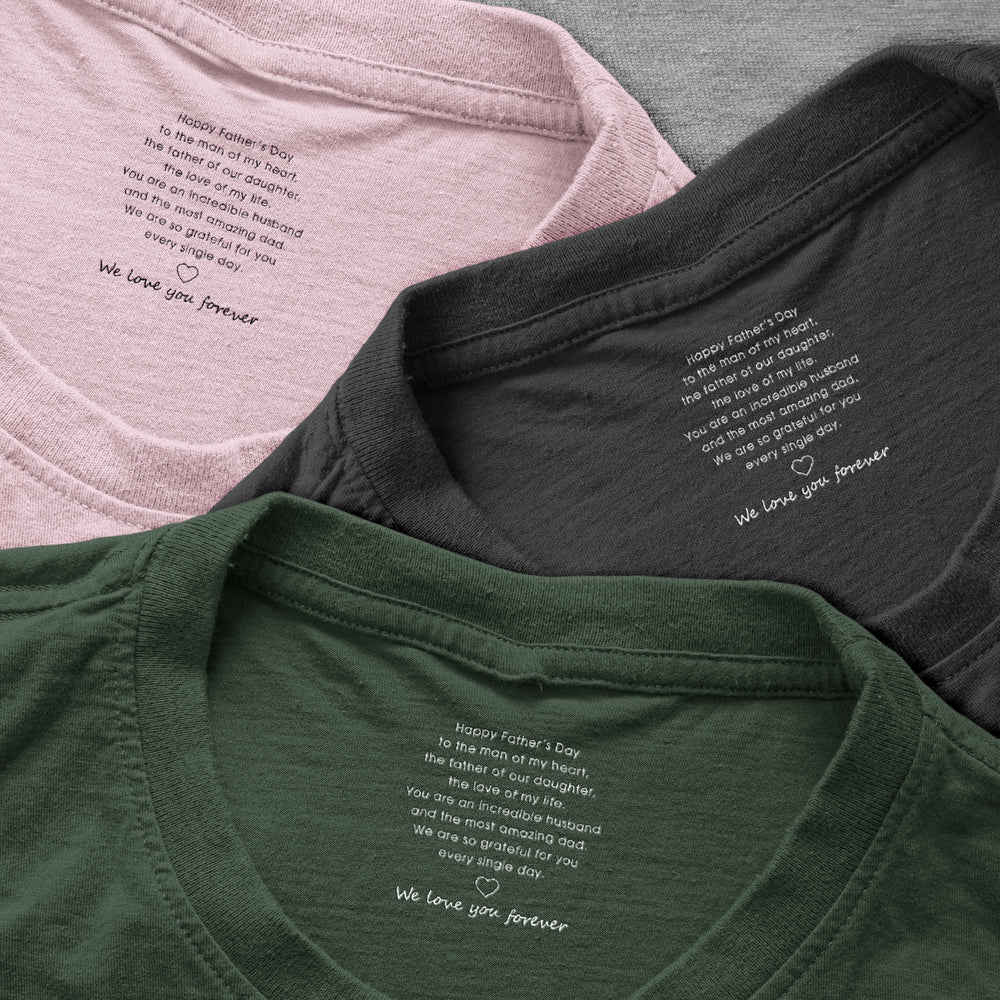 Happy Father's Day To The Man Of My Heart - Personalized Shirt