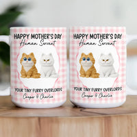 Happy Mother's Day Human Servant - Cute Version - Personalized Mug