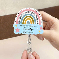 Hello My Name Is.. - Personalized Acrylic Badge Reel