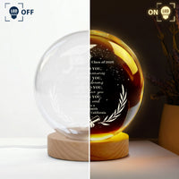 Highschool College Graduation Gift For Bestie, Daughter - Personalized Night Light
