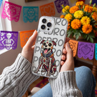 Hispanic Floral Custom Pet Photo Day Of The Dead - Personalized Phone Case