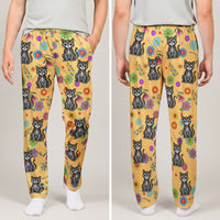Hispanic Floral Pet Sugar Skull Halloween Day Of The Dead - Personalized Lounge Pants