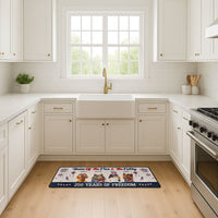 Home Of The Free - 250 Years Of Freedom - Personalized Runner Rug