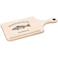 Hook 'Em And Cook 'Em - Personalized Cutting Board