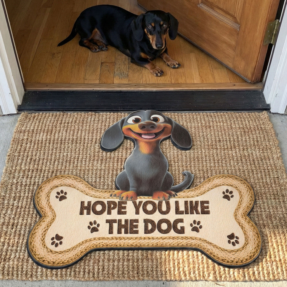 Hope You Like Dogs - Lovely Dogs - New Version - Personalized Doormat