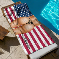Hot Girl Summer - Personalized Beach Towel