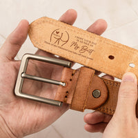 I Hope Your Day Is As Nice As My Butt - Personalized Cowhide Belt
