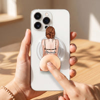 I Love You With All My Butt - Personalized Squishy Phone Grip, Funny Couple Gift