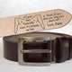 I Love Your Face Between My Legs - Personalized Engraved Leather Belt