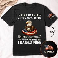 I Am A Veteran’s Mom 250Th Usa Anniversary - Personalized Shirt