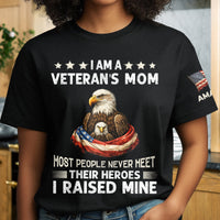 I Am A Veteran’s Mom 250Th Usa Anniversary - Personalized Shirt
