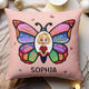 Personalized I Am Affirmation Butterfly Pillow - Custom Kids & Grandkids Gift