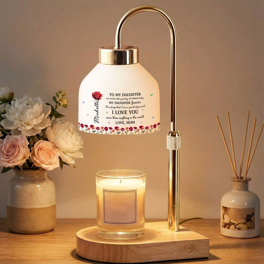 I Am So Proud Of You And I Love You Gift For Daughter - Personalized Candle Warmer