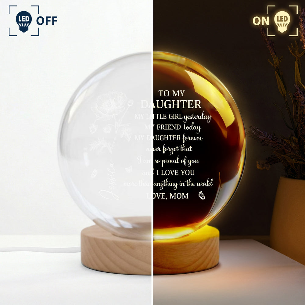 I Am So Proud Of You And I Love You Gift For Daughter - Personalized Night Light