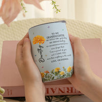 I Am So Proud Of You And I Love You Gift For Daughter - Personalized Wine Tumbler