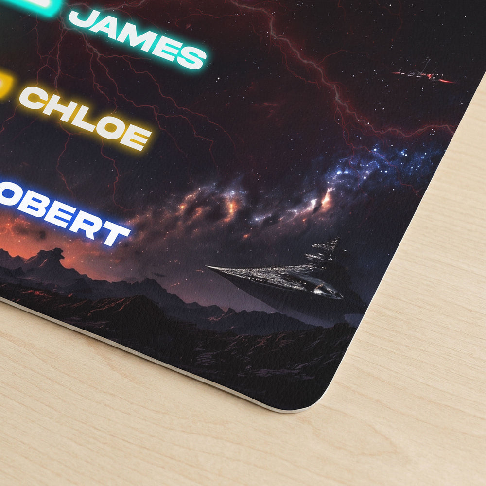 I Am Their Father Kids' Names - Personalized Desk Mat