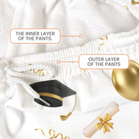 I Graduated Can I Go Back To Bed Now - Personalized Lounge Pants