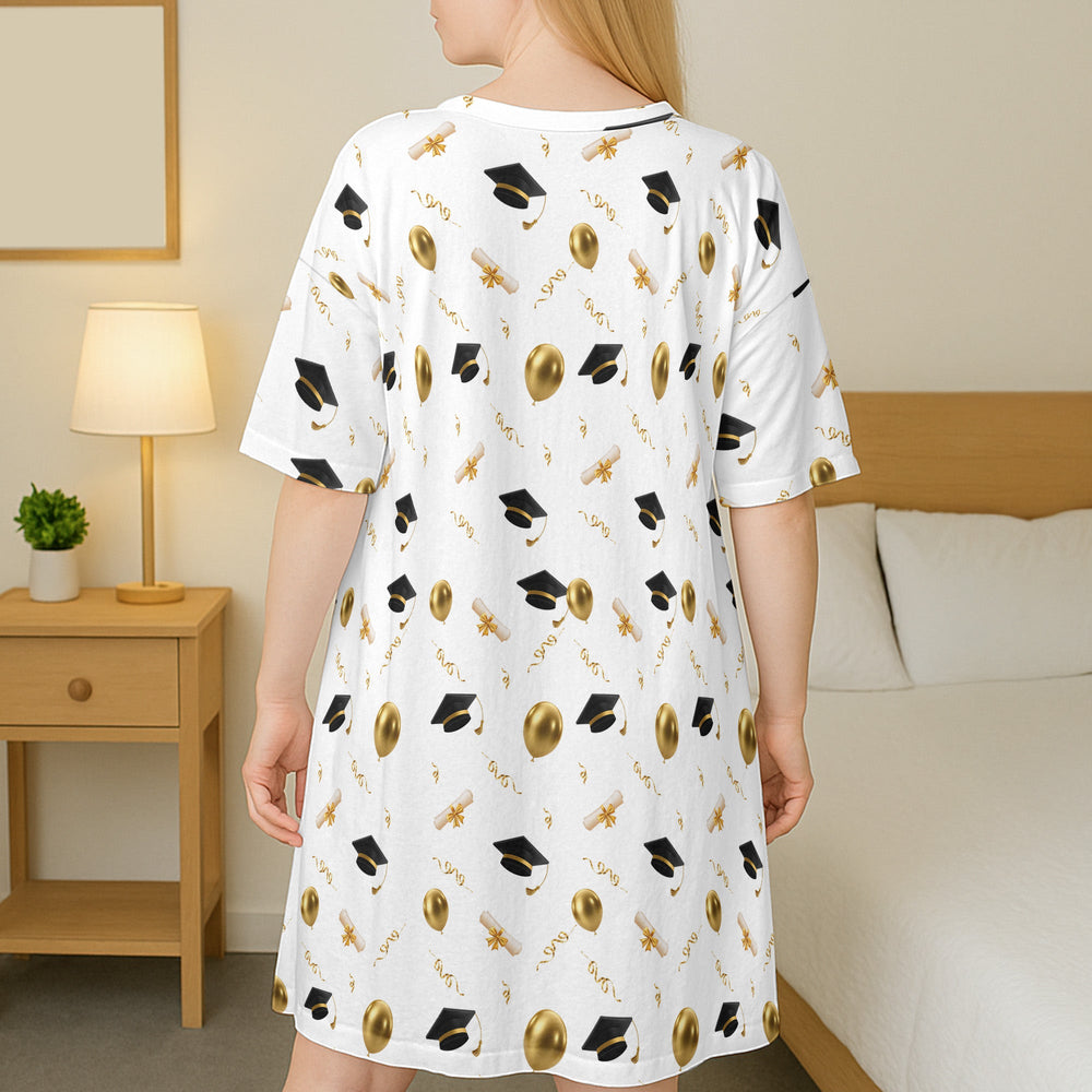 I Graduated Can I Go Back To Bed Now - Personalized Pajamas