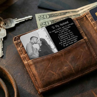 I Love You Gift For Husband, Boyfriend - Personalized Wallet Card