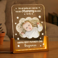 Mother's Day Gifts, I'm As Lucky As Can Be - Personalized Night Light