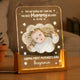 Mother's Day Gifts, I'm As Lucky As Can Be - Personalized Night Light