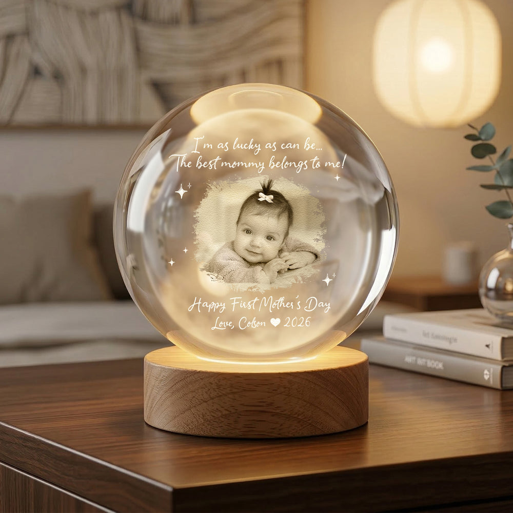 Mother's Day Gifts, I’m As Lucky As Can Be…The Best Mommy Belongs To Me! - Personalized Night Light