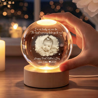 Mother's Day Gifts, I’m As Lucky As Can Be…The Best Mommy Belongs To Me! - Personalized Night Light