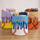 Custom Sports Ice Cream Drip Storage Basket - Personalized Laundry Hamper