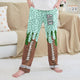 Personalized Ice Cream Drip Sports Lounge Pants, Custom Baseball Softball Soccer Pajama Pants for Kids & Adults