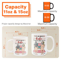 It's You And Me Babe Till The Bitter Wrinkly Saggy End Funny Gift For Couple - Personalized Mug
