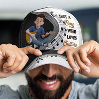 Just A Boy/ Girl Who Loves Guitars - Personalized Cap