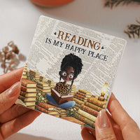 Just A Girl Who Loves Reading Books - For Book Lovers Club - Personalized Coaster