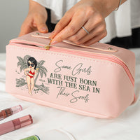 Just A Girl Who Loves Traveling - Personalized Makeup Bag
